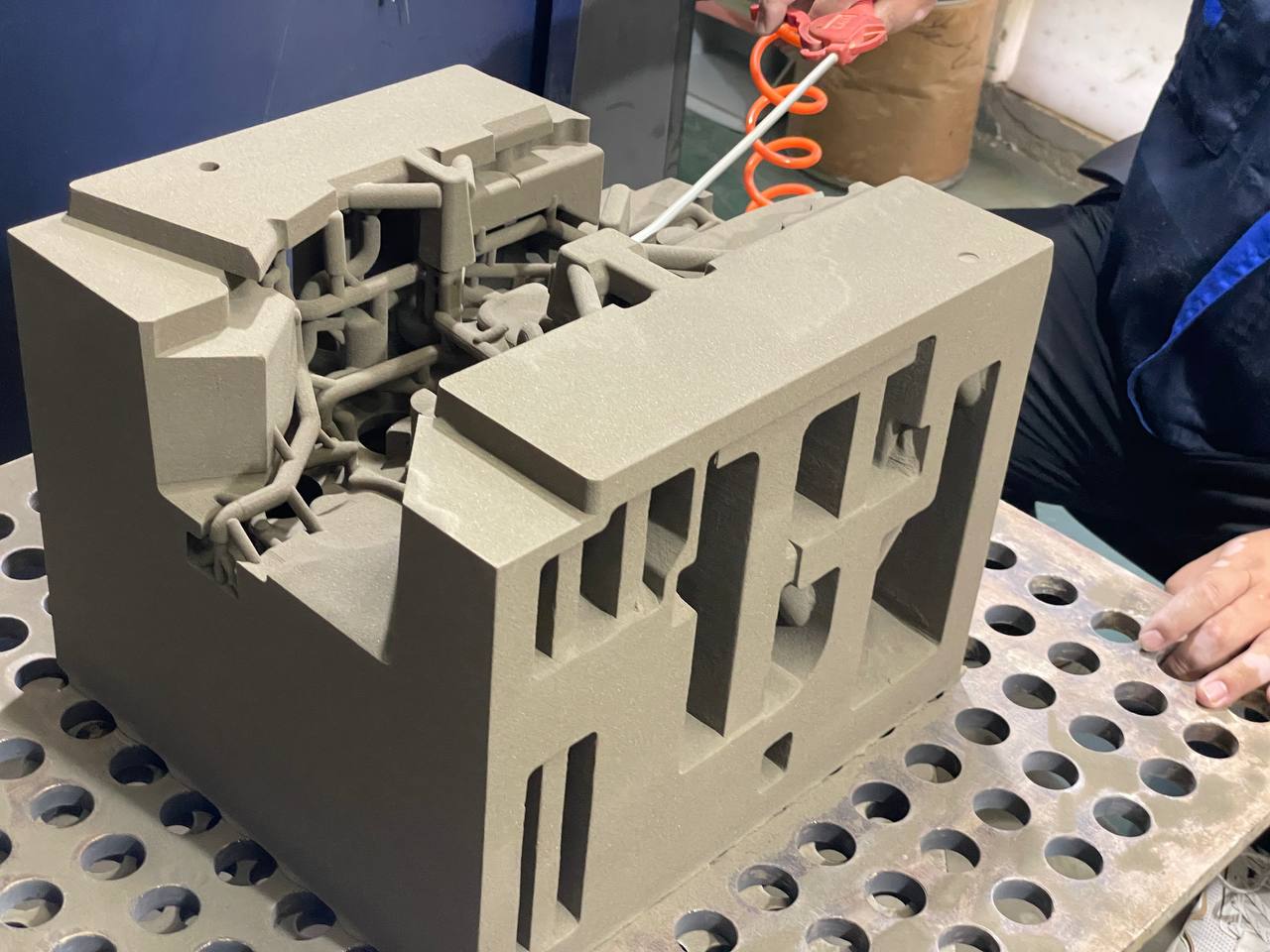 Форма, напечатанная по технологии Binder Jetting